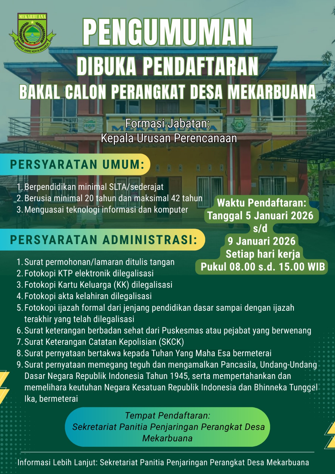 PENJARINGAN PERANGKAT DESA